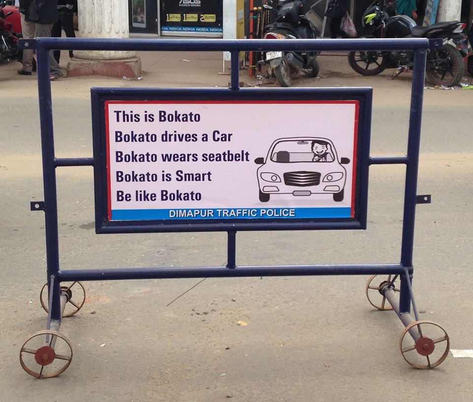 Road Safety tips by Dimapur Traffic Police
